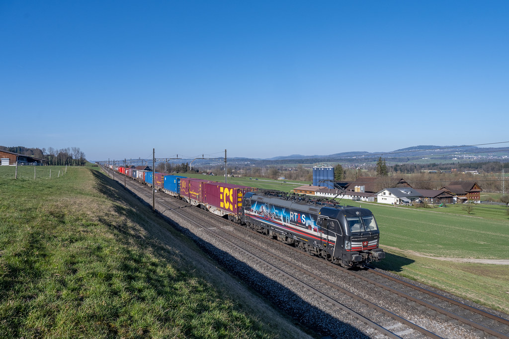 SBB CI 193 701 /Sins | Am 08.03.2025 verkehrte die 193 701 m… | Flickr