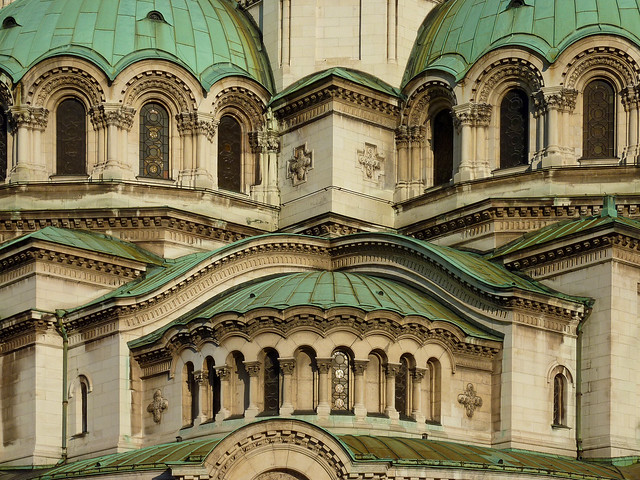 Detail at the Alexander Nevsky Cathedral, Sofia, Bulgaria