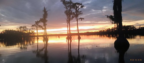 Sunrise on the lake by jennbromlow, fishing lake lilly outdoor scenery scenic travel water sunrise colorful nature