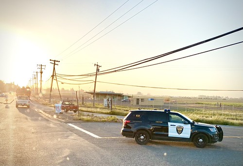 Dixon Police Ford Explorer leaving sunrise by Caleb8155 Photography, 