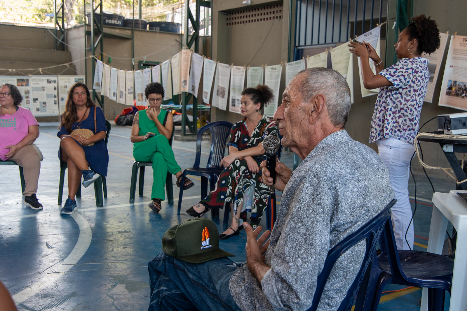 Exposição 'Memória Climática das Favelas' no Vidigal, 26 de outubro de 2025