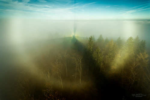 Fogbow below Tromm Observation tower. | by Rita Eberle-Wessner
