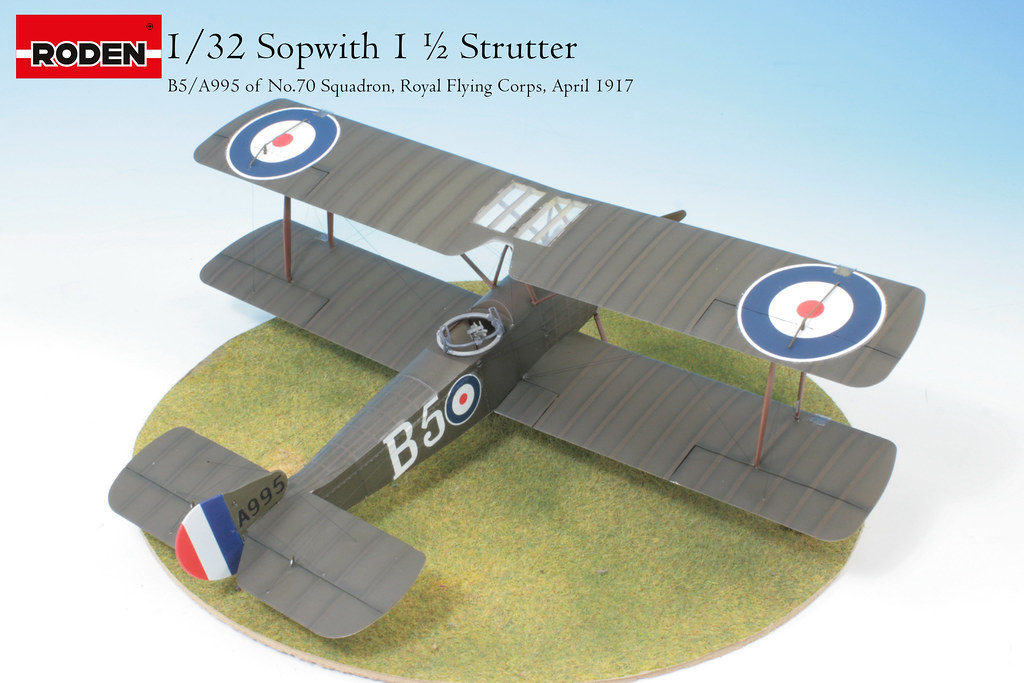 Roden 1/32 Sopwith 1½ Strutter - Ready for Inspection - Large Scale Planes