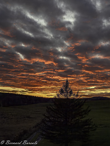 Vue de la chambre by (bbarsalo), Auberge West Brome, West Brome, Québecdusk heurebleue iphone16promax landscape light nature orange o
