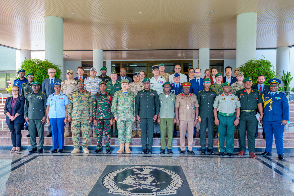 Defence attachés accredited to Rwanda receive a briefing on the current ...