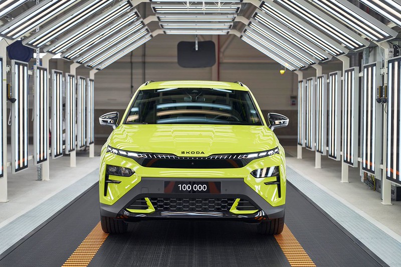 Škoda Auto assinala produção da 100.000.ª unidade do Elroq totalmente elétrico