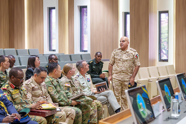 Defence attachés accredited to Rwanda receive a briefing on the current ...