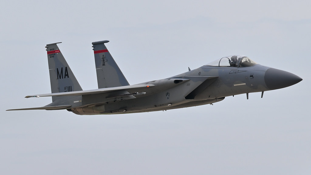 McDonnell Douglas F-15C Eagle USAF 85-0111 MA 104th Fighter Wing 131st Fighter Squadron Barnestormers