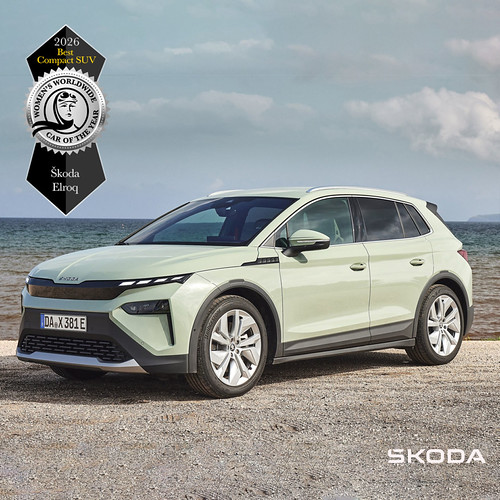 ŠKODA ELROQ ELEITO MELHOR SUV COMPACTO NOS PRÉMIOS WOMEN’S WORLDWIDE CAR OF THE YEAR 2026