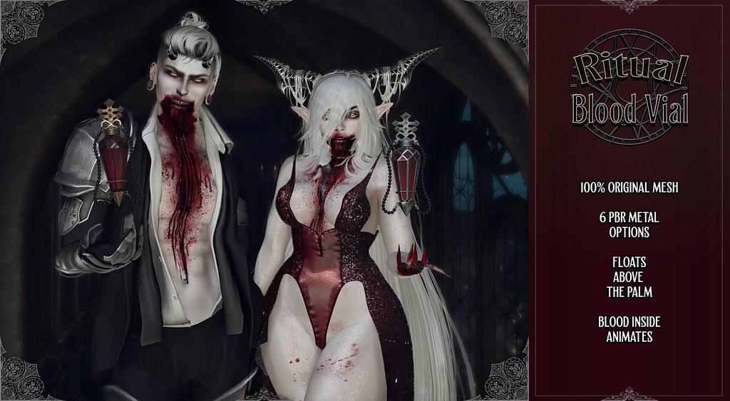 )O( Ritual Blood Vial Ad )O( | New Release at Midnight Order… | Flickr