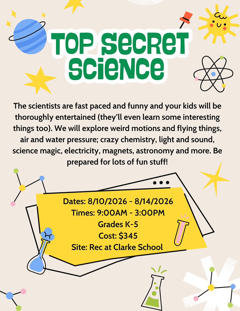 Program: Top Secret Science and Math Clinic Grades K-5