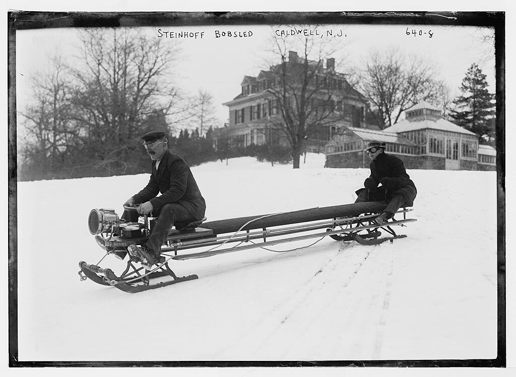 Steinhoff bobsled, for two people, Caldwell, N.J. (LOC)
