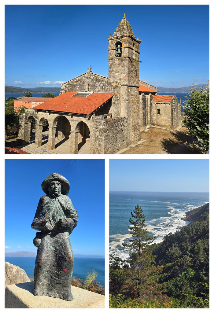 On the walk to/from Finisterre's lighthouse, you'll pass these sights