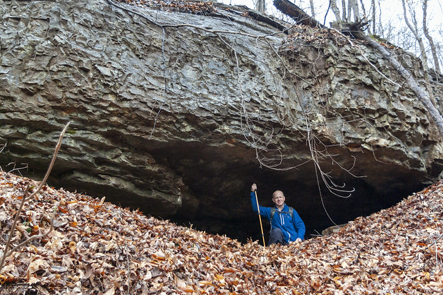 Alfred Crabtree, Argument Day Cave entrance, White Co, TN