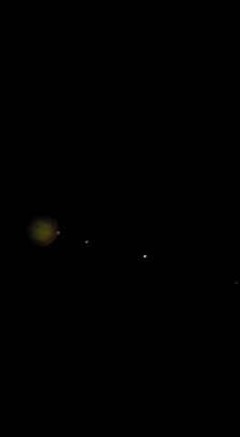 I took two videos of Jupiter, one showing the moons and the other showing the cloud belts. My intention was to stack them and combine them into one image.