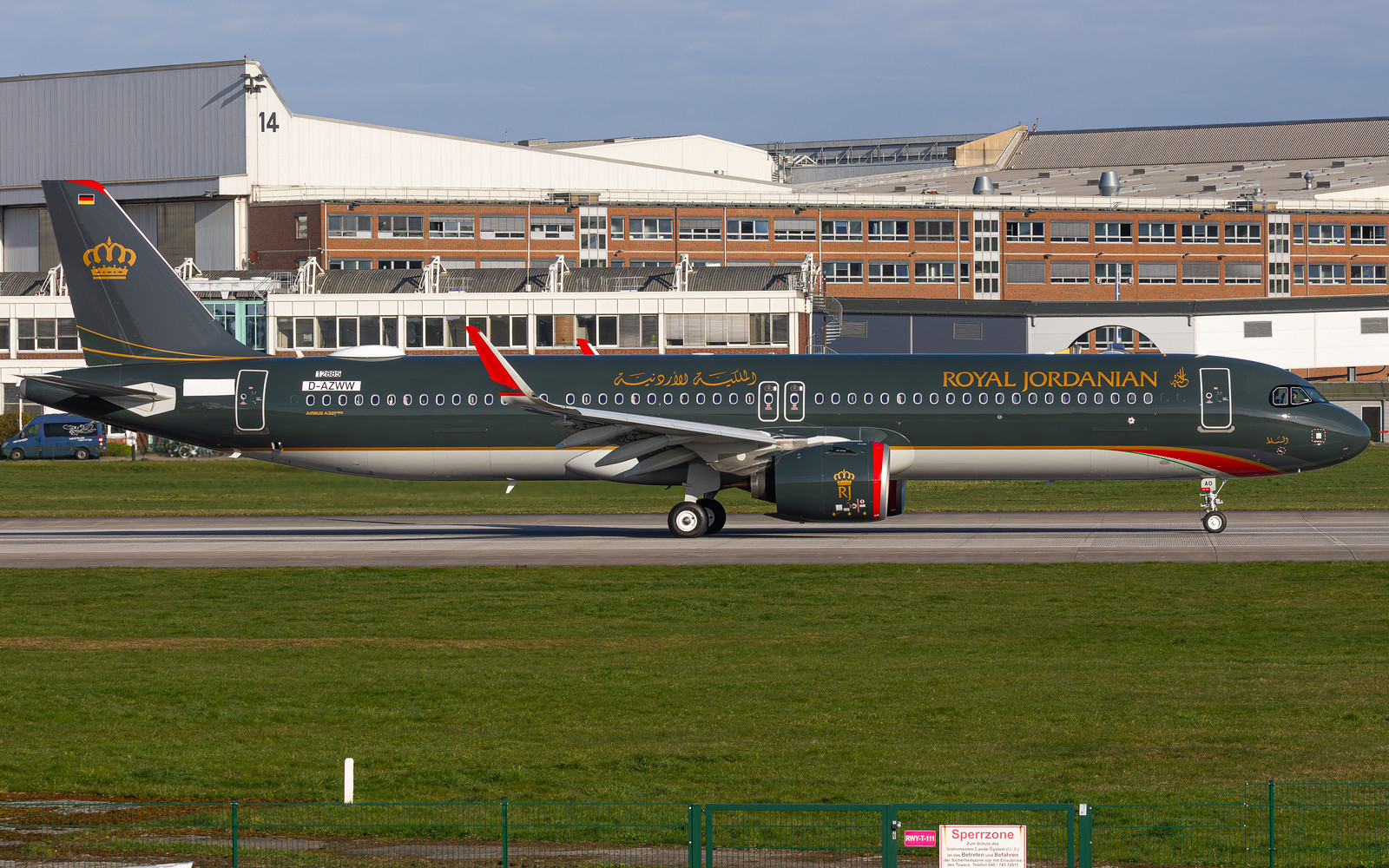 Airbus A321-271NX, Royal Jordanian, D-AZWW, JY-RAO (MSN 12885