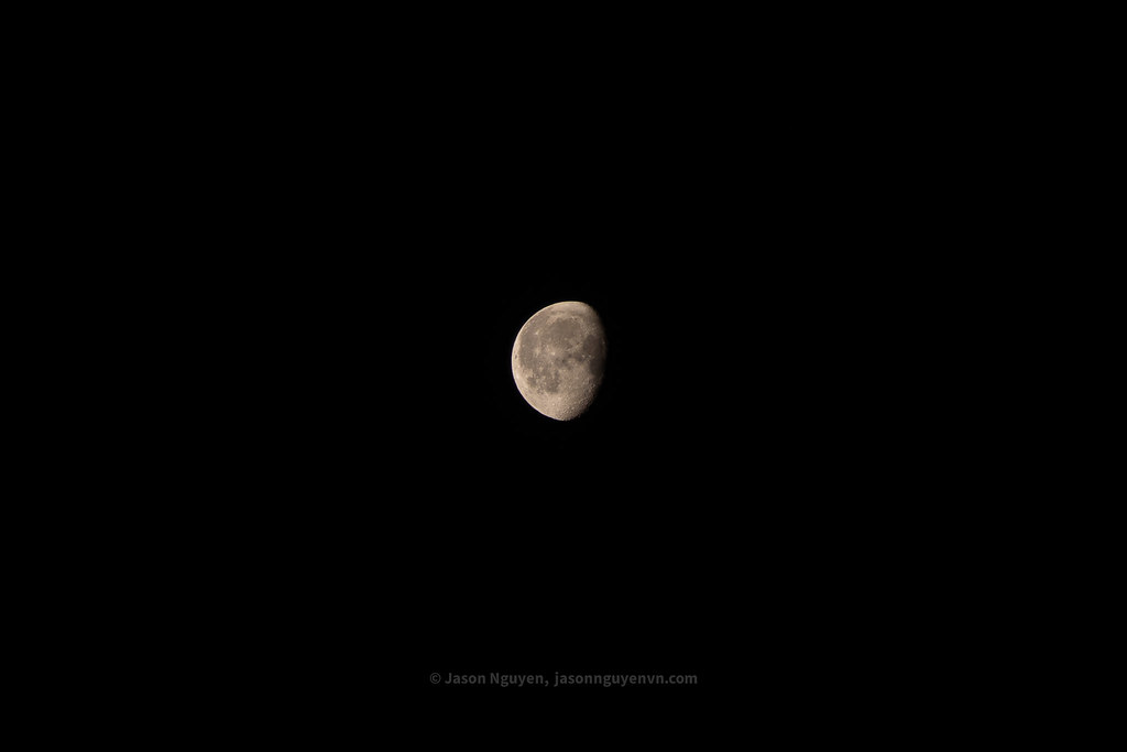 The Moon, at the time Artemis II Orion is nearby