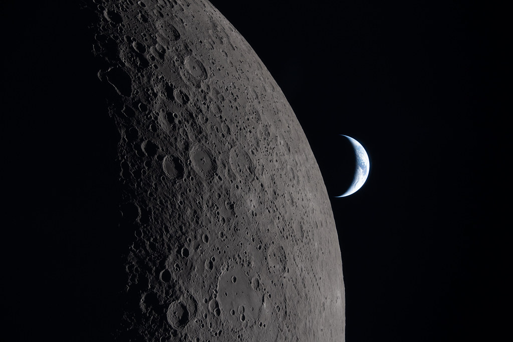 Capturing the Details of the Moon and the Beauty of Earth