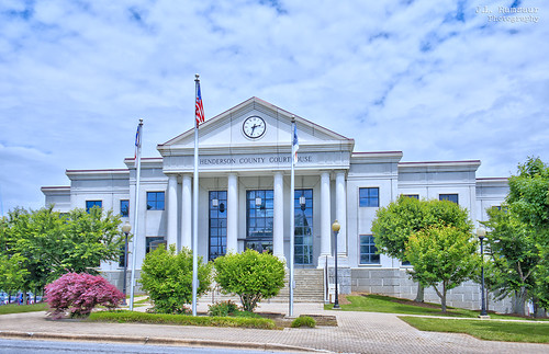 Henderson County Courthouse - Hendersonville, North Carolina by J.L. Ramsaur Photography, The county was formed in 1838 from the southern part of Buncombe County. It was named for Leonard He