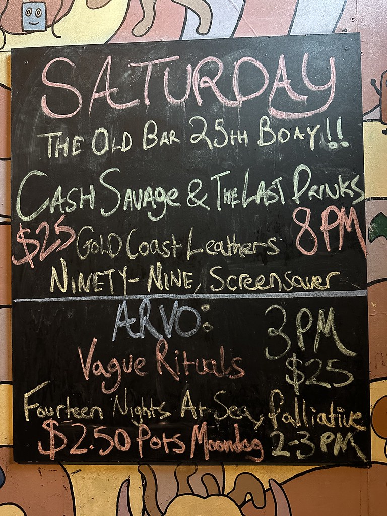 Old Bar 25th birthday show