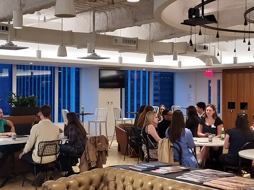 New York alumni gathered at the Brunswick Group office for an Alumni Personal & Career Development workshop and networking session on April 23, 2026.