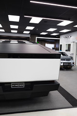 Tesla Cybertruck Custom Two Tone Wrap + Ceramic Tints +++ Miami