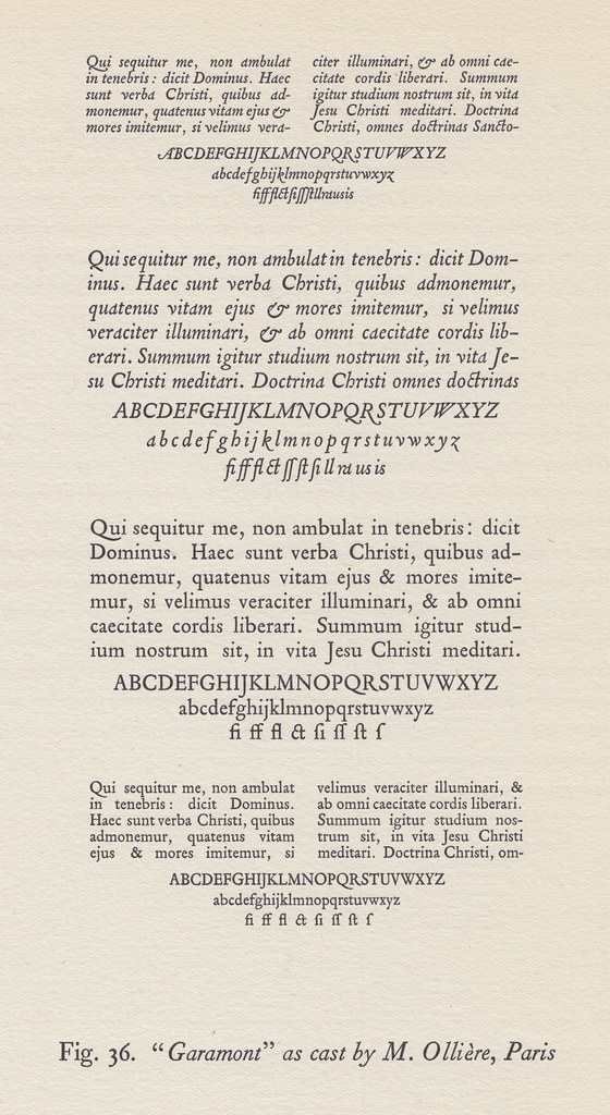 “Garamond” by M. Ollière