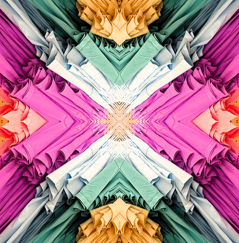 Colorful Shirts Quadrant Kaleidoscope (2) | by Roger's quadrant kaleidoscopes
