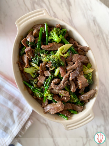 Beef and broccoli stir-fry