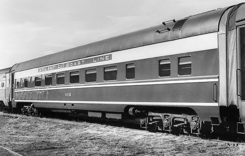 Atlantic Coast Line A15 class modernized coach # 1113, mid 1950's