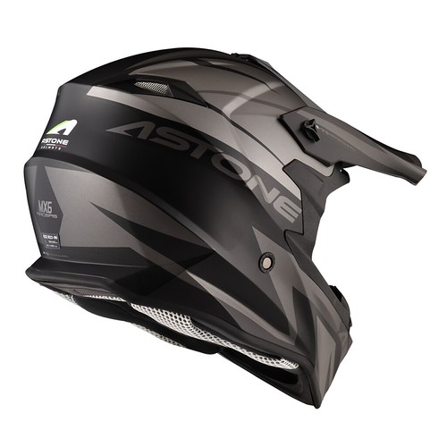 ASTONE MX6 RACER MATT GREY/BLACK | by o73684711