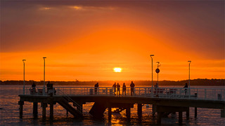Sunset...