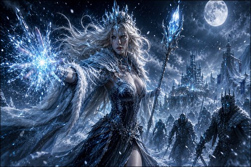 Ice Sorceress - FREEZE THE NIGHT | by Adrian Keeley
