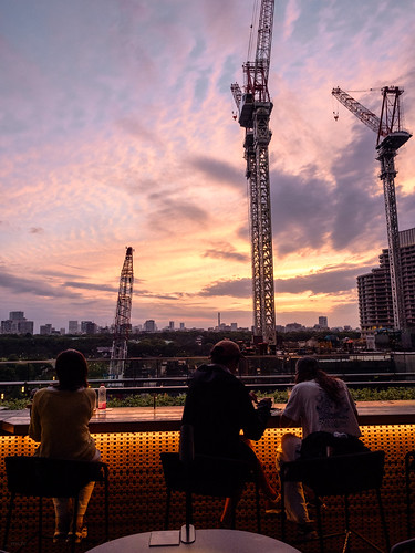 As the Sun Sets Over Tokyo 東京の夕焼け空 by 一道 __michi, A brief break in the rainy season offered a glimpse of Tokyo beneath a glowing sunset.tokyo tokyosun