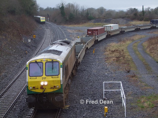 Irish Rail 217 at Portarlington.