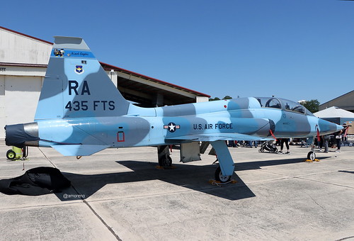 US Air Force, Northrop T-38C Talon, 70-1584. From the 435th Fighter Training Squadron 435 FTS (Black Eagles) of 12th Flying Training Wing based at Randolph Air Force Base, Texas.