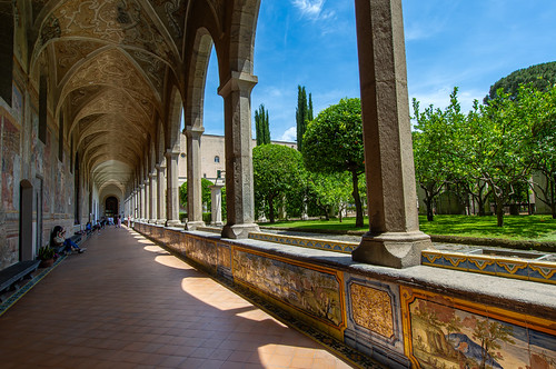 Napoli - Chiostro di Santa Chiara