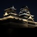 Night View, Osaka Castle, Japan.