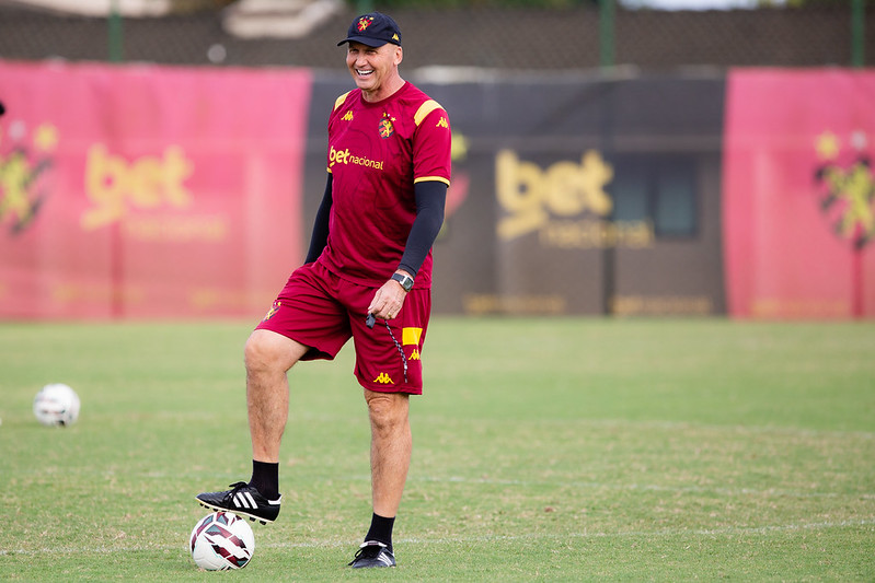 Jogadores do Sport Club do Recife participam de treinamento no CT do Sport, em Recife (PE), nesta quarta-feira, 08 de Julho de 2026, como parte da preparação da equipe para a partida contra o Botafogo-SP, válida pela 17ª rodada do Campeonato Brasileiro da Série B. Foto: Paulo Paiva / Sport Club do Recife. Treino CT Sport | 08/07/2026