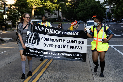 march across the Taft Bridge for Nolberto Meza | by Diane_Krauthamer