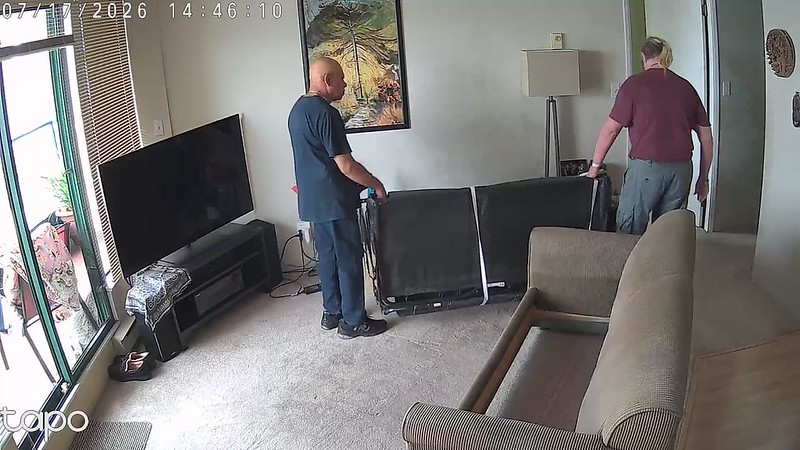 Taking Apart the Old Couch
