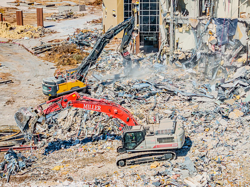 Grant Sawyer State Building Site Demo - GGG Demolition - July 22nd, 2026 - Grant Sawyer Demo Progress - July 22nd, 2026