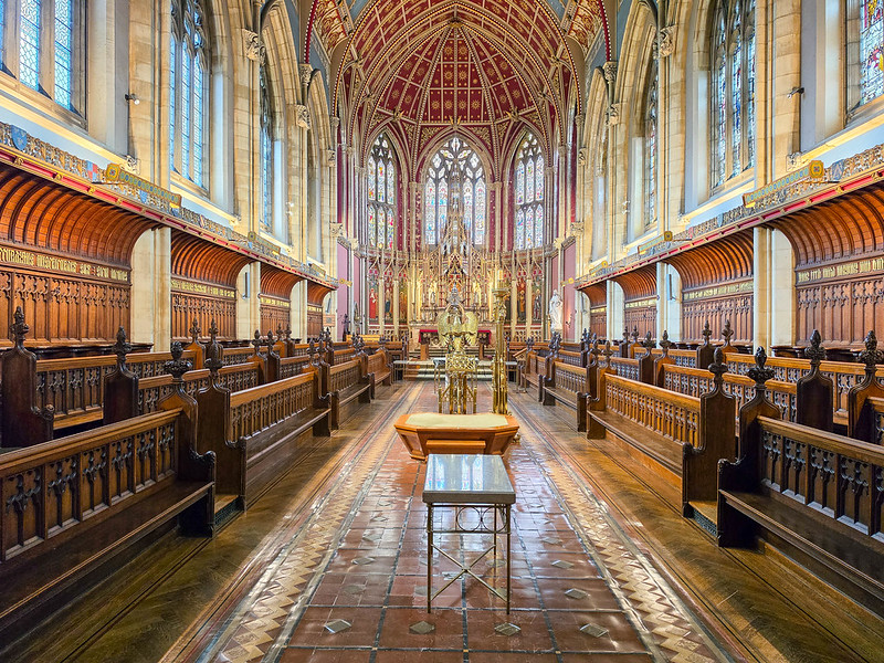 The chapel at Ushaw House
