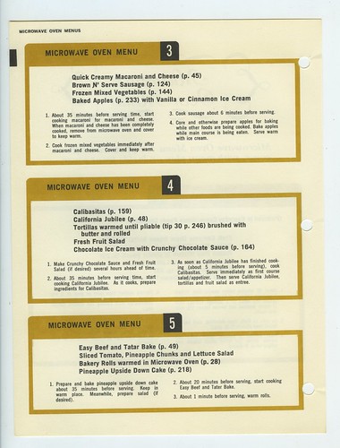 SB0075 GE Multi-Power Microwave Oven Equipped With Automatic Chef Temperature Control Cook Book Circa 1980 061
