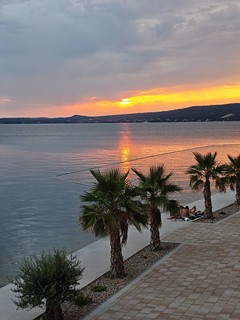 Sunrise or sunset photo of Posedarje