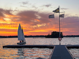Flickr photo: Sailing at sunset