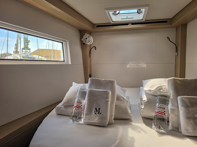 one of the cabins on board