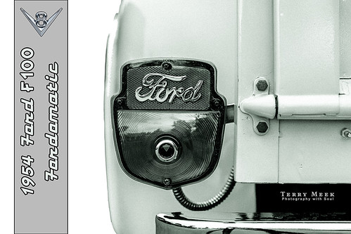 black-white-ford-taillight-f100-Fordmatic-tdm2025_20250802-12044295-bkgd | by Terry Meek Photographer
