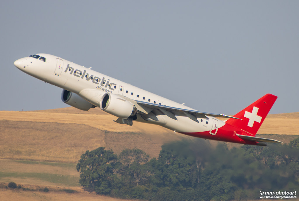 Embraer 190-E HB-AZH Helvetic Airways