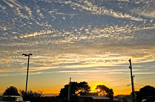 Flickr photo: Sunset at Sunset Pizza